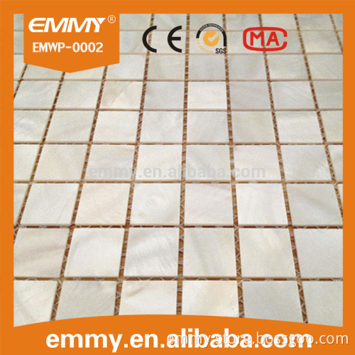 white square mother of pearl shell mosaic with high quality